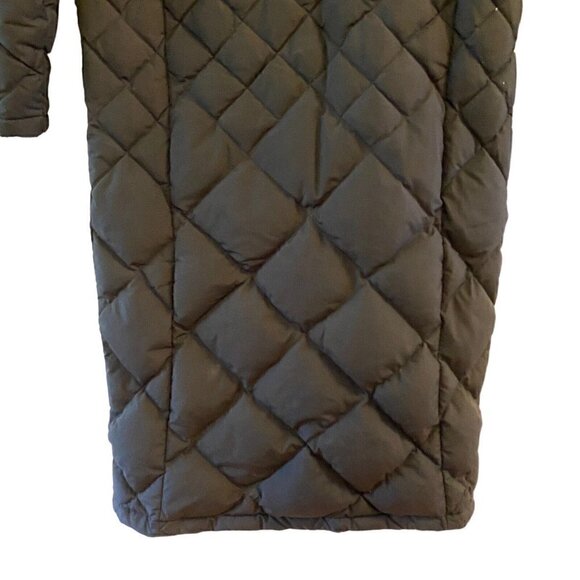 Cabelas Premier Northern Quilted Goose Down Puffer Jacket Coat Black Women Small - Picture 6 of 10